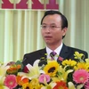 Đồng chí Nguyễn Xuân Anh, Bí thư Thành ủy Đà Nẵng phát biểu tại đại hội. (Ảnh: Văn Sơn/TTXVN)