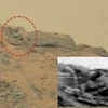 Phát hiện vật thể lạ giống tượng Phạt trên sao Hỏa. (Nguồn: NASA)