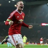 Rooney đưa Manchester United lên ngôi đầu. (Nguồn: DM)