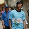 David Beckham đến Argentina. (Nguồn: elcomercio)