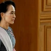 Thủ lĩnh Đảng Liên đoàn quốc gia vì dân chủ (NLD) đối lập Aung San Suu Kyi. (Nguồn: Reuters)