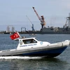 Tàu cảnh sát của Thổ Nhĩ Kỳ. (Nguồn: bloomberg.com)