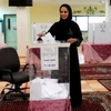 Phụ nữ Saudi Arabia đi bầu cử. (Nguồn: AFP)