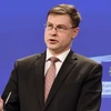 Phó Chủ tịch Ủy ban châu Âu (EC) Valdis Dombrovskis. (Nguồn: AP)