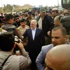 Thủ tướng Iraq Haider al-Abadi đã tới thăm Ramadi. (Nguồn: AP)