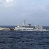 Tàu Trung Quốc xuất hiện ở vùng tranh chấp với Nhật Bản. (Nguồn: AFP)