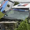 Chiếc xe mà Thierry Dezeiraud lái gây tai nạn. (Nguồn: lepopulaire)