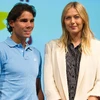 Rafael Nadal và Maria Sharapova. (Nguồn: Xinhua)
