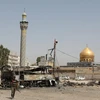 Hiện trường một vụ đánh bom ở đền thờ Sayyida Zeinab, Syria. (Nguồn: AFP)