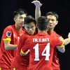 Niềm vui của các cầu thủ đội tuyển Việt Nam. (Nguồn: AFC)
