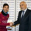 Messi nhận giải Cầu thủ xuất sắc nhất tháng 1 ở La Liga. (Nguồn: La Liga)