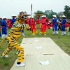 Độc đáo nghệ thuật hát múa Ải Lao ở hội Gióng làng Phù Đổng