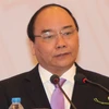 Phó Thủ tướng Chính phủ Nguyễn Xuân Phúc phát biểu. (Ảnh: Thanh Tùng/TTXVN)