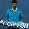 Djokovic đã có được 700 chiến thắng tại các giải đấu của ATP. (Nguồn: AFP)
