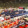 Các gian hàng tại hội chợ Quốc tế Thực phẩm và Đồ uống FOODEX 2016. (Nguồn: oishii.sg)