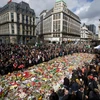 Tưởng niệm các nạn nhân vụ khủng bố tại Brussels. (Nguồn: AFP/TTXVN)