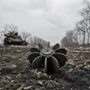 Cảnh hoang tàn ở Donbass. (Nguồn: AP)