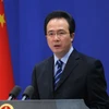 Người phát ngôn Bộ Ngoại giao Trung Quốc Hồng Lỗi. (Nguồn: AP)