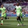 Kelechi Iheanacho giúp Man City chắc suất dự Champions League mùa tới. (Nguồn: EPA)