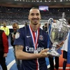 Ibrahimovic hân hoan sau khi giành Cúp Quốc gia Pháp. (Nguồn: skysports)