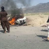 Thủ lĩnh của Taliban Akhtar Mansour được cho là đã thiệt mạng khi chiếc xe chở nhân vật này trúng tên lửa. (Nguồn: AFP)
