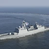 Một tàu chiến của Hàn Quốc. (Nguồn: AP)