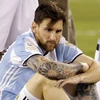 Messi buồn bã sau thất bại ở Copa America. (Nguồn: AP)