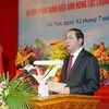 Chủ tịch nước Trần Đại Quang phát biểu. (Ảnh: Nhan Sáng/TTXVN)