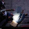 Một xác chết trên phố ở Philippines kèm dòng chữ 'Tôi là kẻ buôn thuốc phiện.' (Nguồn: Daily Mail)