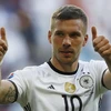 Podolski chia tay đội tuyển quốc gia Đức. (Nguồn: Getty Images)