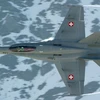 Chiến đấu cơ F/A-18 của Không quân Thụy Sĩ. (Nguồn: express.co.uk)