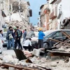 Hiện trường đổ nát sau động đất ở Italy. (Nguồn: crcconnection)