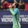 Messi lập cú đúp giúp Barcelona chiến thắng. (Nguồn: AP)