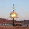 Hình ảnh một vụ phóng tên lửa của Triều Tiên. (Nguồn: Reuters)