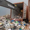 Các container rác thải. (Nguồn: ABS-CBN News)