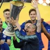 HLV Sarri cùng Chelsea giành chức vô địch Europa League. (Nguồn: Getty Images)