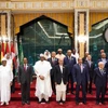 Các nhà lãnh đạo chụp ảnh chung tại hội nghị thứ 14 của Tổ chức Hợp tác Hồi giáo (OIC) ở Mecca, Saudi Arabia, ngày 31/5. (Ảnh: AFP/TTXVN)