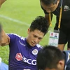 Đình Trọng phải sớm chia tay V-League 2019. (Nguồn: HanoiFC)
