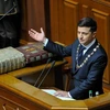 Tổng thống Ukraine Volodymyr Zelenskiy. (Nguồn: Getty Images)