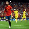 Ramos ghi bàn giúp Tây Ban Nha có chiến thắng thứ tư liên tiếp. (Nguồn: Bleacher Report)
