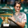 Federer giành chức vô địch tại Halle Open thứ 10 trong sự nghiệp. (Nguồn: Reuters)