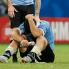 Luis Suarez khóc sau khi đội nhà bị loại. (Nguồn: Getty Images)
