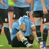 Suarez đã khóc sau khi khiến Uruguay bị loại. (Nguồn: Getty Images)