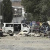 Hiện trường một vụ đánh bom ở Afghanistan. (Nguồn: AP)