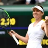 Halep lần đầu vào chung kết Wimbledon. (Nguồn: Getty Images)