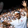 Federer thắng trận 100 tại Wimbledon. (Nguồn: Getty Images)