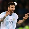 Messi trong màu áo Argentina tại Copa America 2019. (Nguồn: AP)