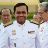 Thủ tướng Thái Lan Prayut Chan-O-Cha (giữa) sau lễ tuyên thệ nhậm chức của các thành viên nội các mới tại Bangkok ngày 16/7/2019. (Ảnh: AFP/TTXVN)