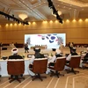 Toàn cảnh vòng đàm phán hòa bình Afghanistan ở Doha, Qatar, diễn ra hôm 7/7. (Ảnh: AFP/TTXVN)
