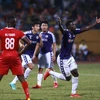 Omar mang chiến thắng về cho Hà Nội FC. (Ảnh: Trọng Đạt/TTXVN)